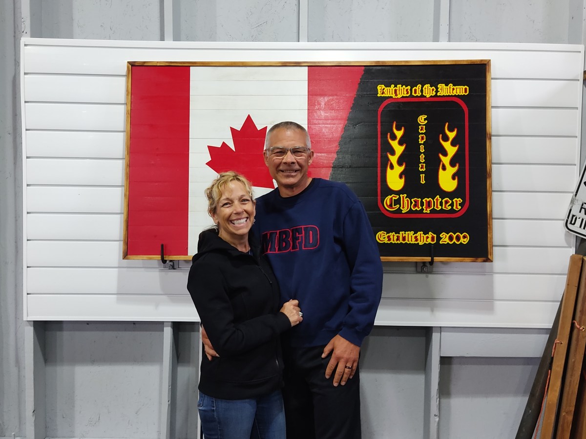Paul, Tracey and their&nbsp;MC!